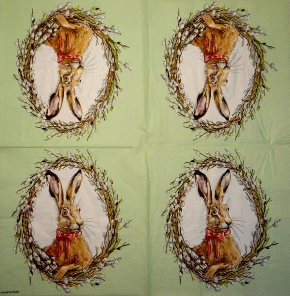 999.186 Hasen: natürliche - 3-lagig - Peter Rabbit 2005